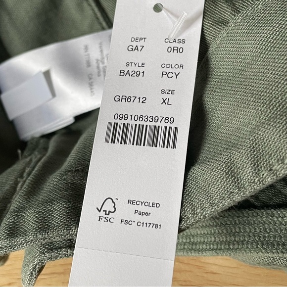 New! J. Crew Green Cotton Tie Waist Drawstring Camp Pants NWT 35388 - Picture 11 of 12